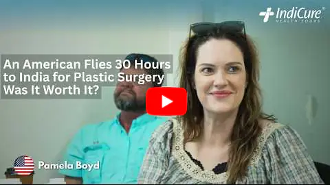 Watch Pamela share her journey for facelift, arm lift, and thigh lift in India.